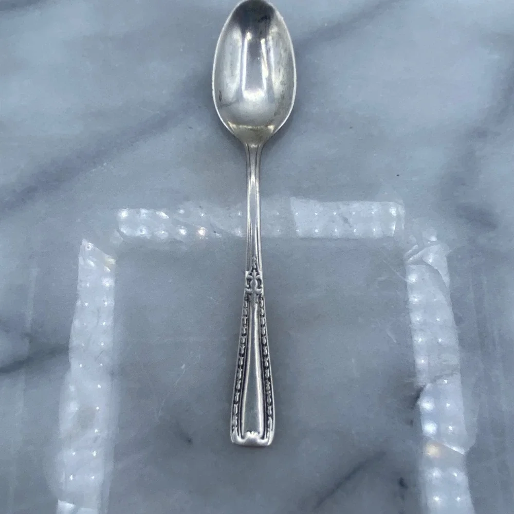 Sterling Silver Demitasse Spoon 4.25